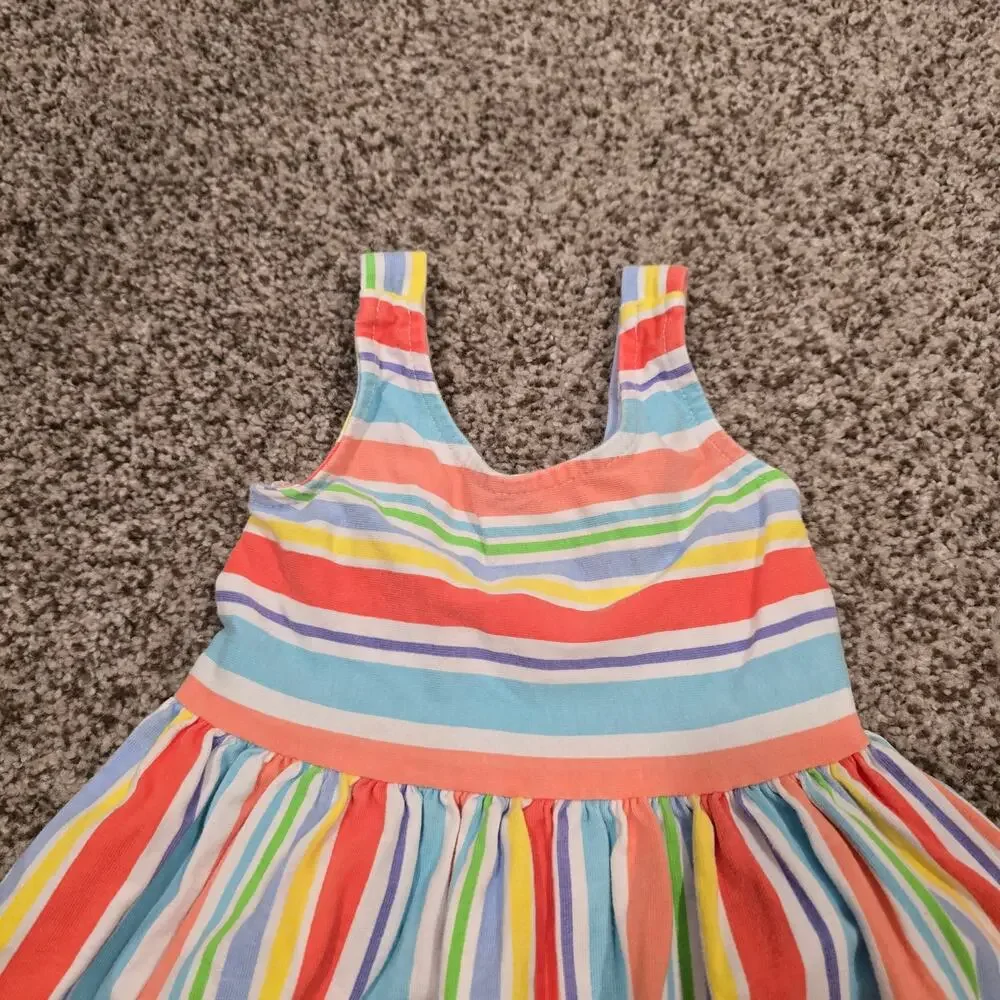 Toddler Girl Bonnie Jean Vertical Striped Tank Dress | Size 3T